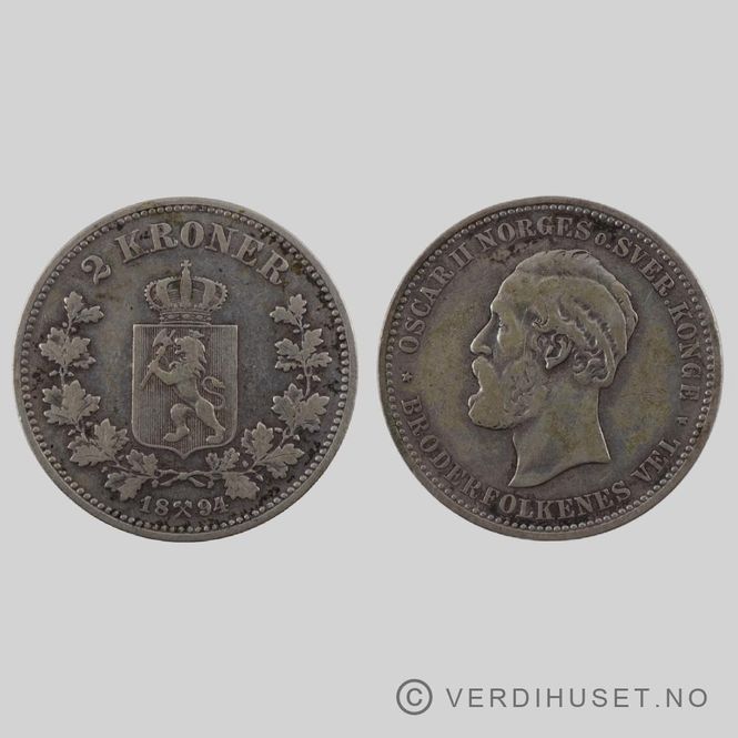 Hovedbilde 2 Kr 1894 Kv 1