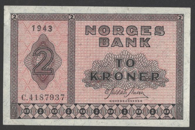 Hovedbilde 2 kr 1943 C Kv 01 (C.4187937)