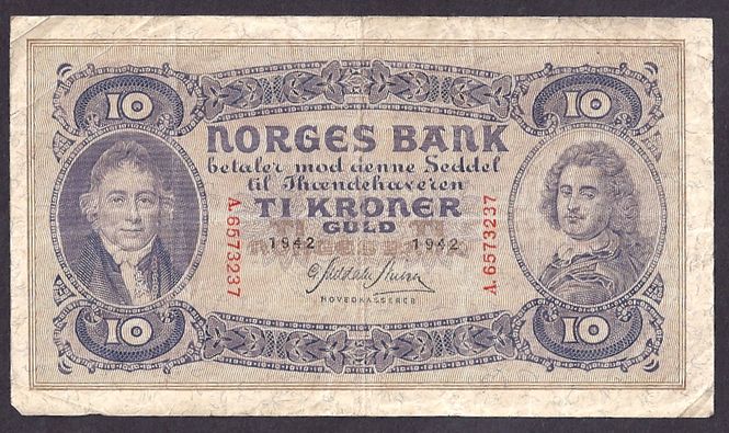 Hovedbilde 10 kr 1942 A Kv 1-