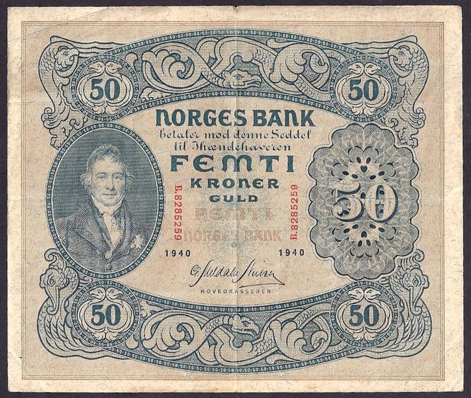 Hovedbilde 50 kr 1940 B kv 1 (B.8285259)