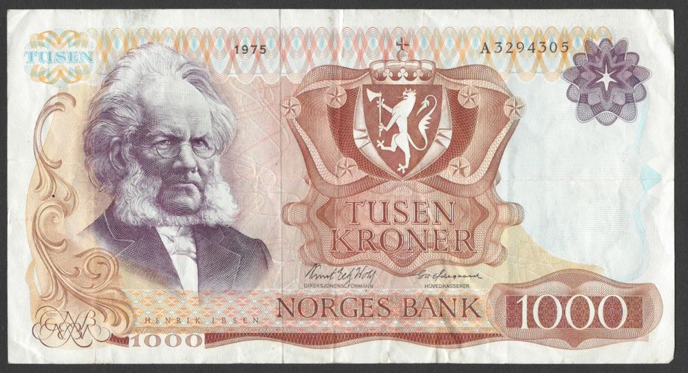 1000 kr 1975 A Kv s1 (A.3294305)