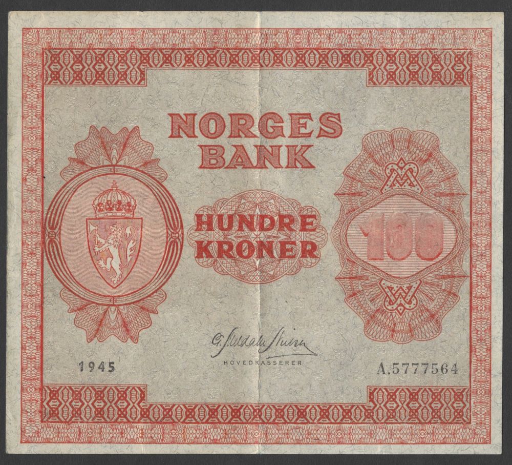 100 kr 1945 A Kv s1+(A.5777564)