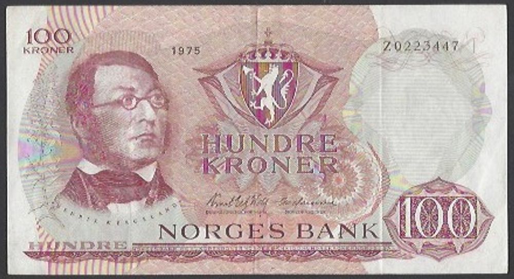 100 kr 1975 Z Kv g1 (Z.0223447) - Erstatning