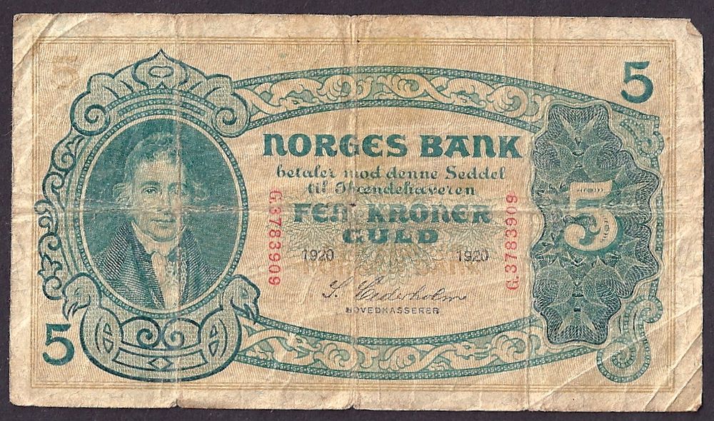 5 kr 1920 G  Kv s1- (G.3783909)