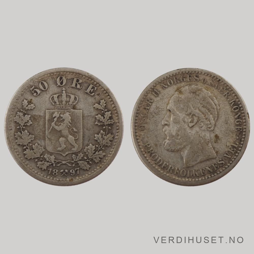 50 Øre 1897 Kv g 1-