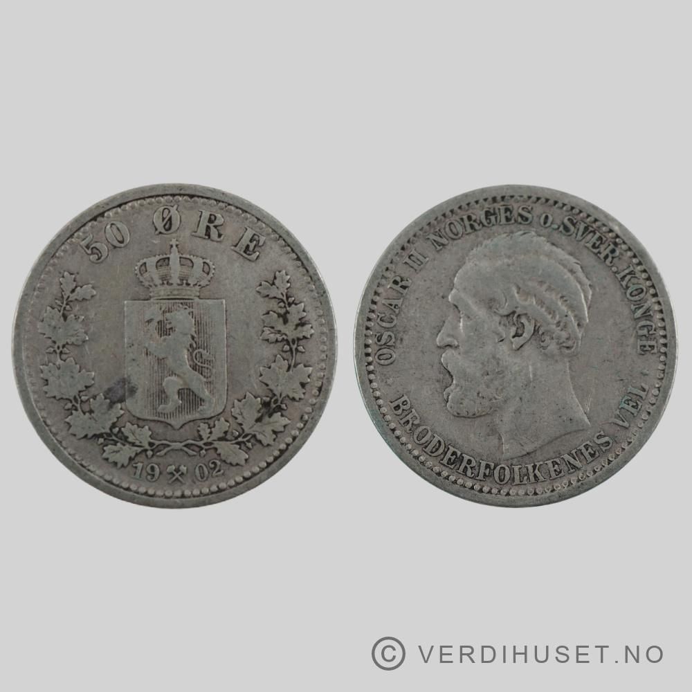 50 Øre 1902 Kv 1