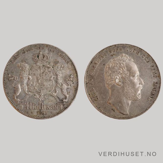 Hovedbilde 4 Riksdaler 1862 Kv 01