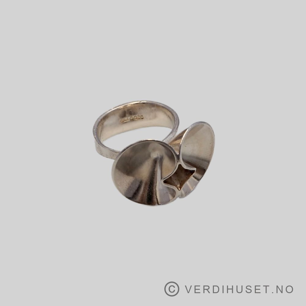 Ring i sølv - Th. Olsens Eftf.
