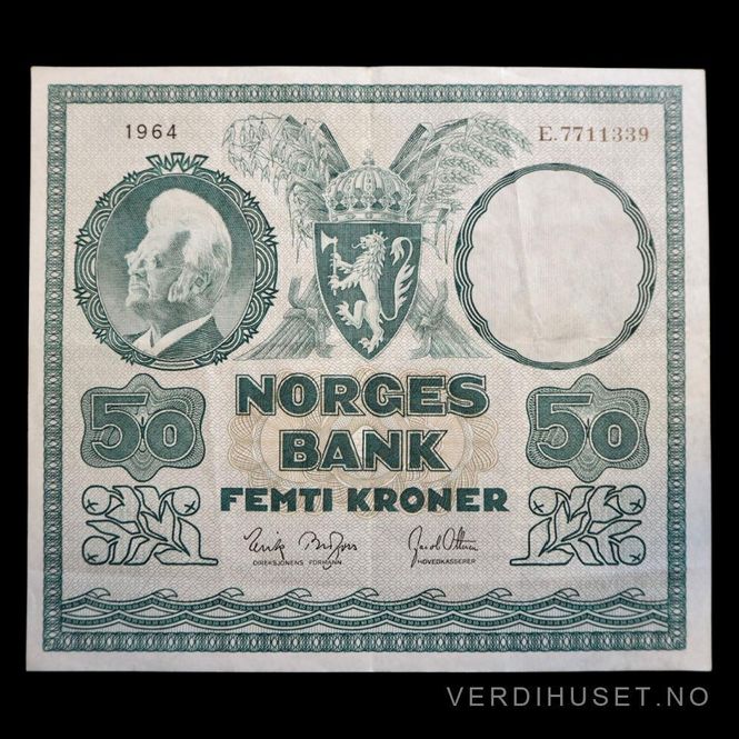 Hovedbilde 50 kr 1964 E Kv g 1 (E.7711339)
