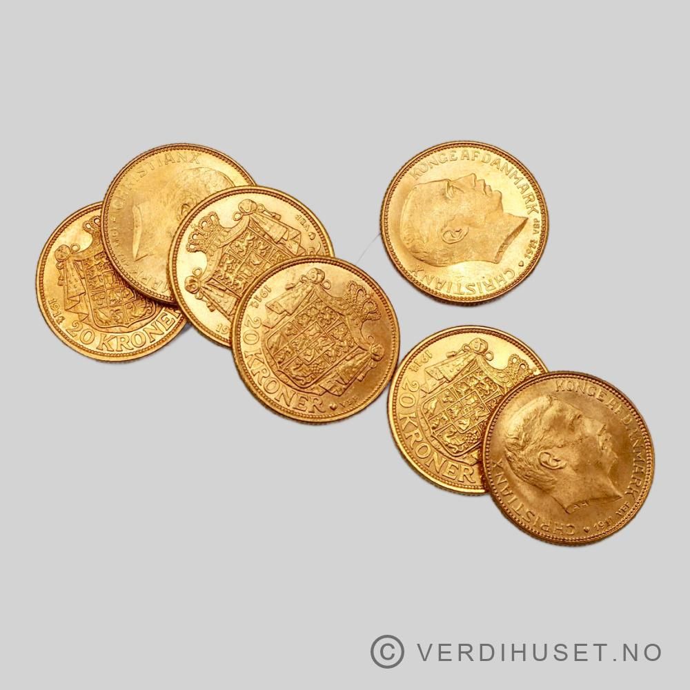 20 Kr Danmark diverse år 
