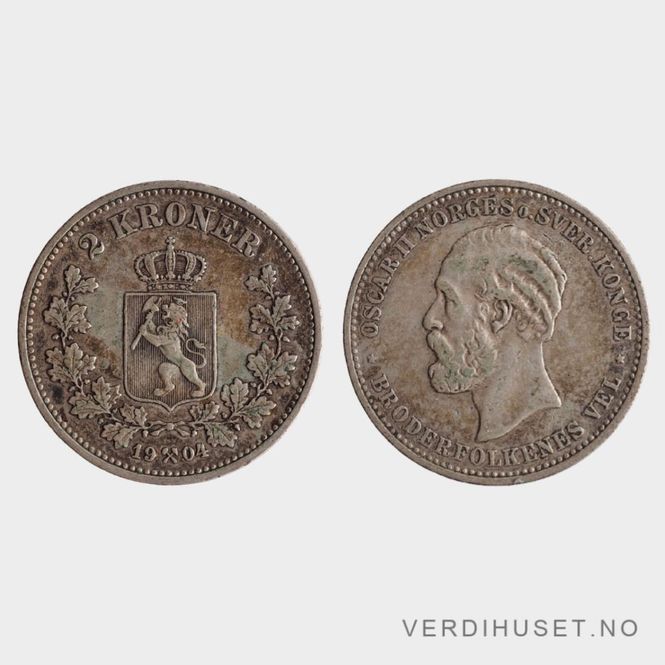 Hovedbilde 2 Kr 1904 Kv 1+