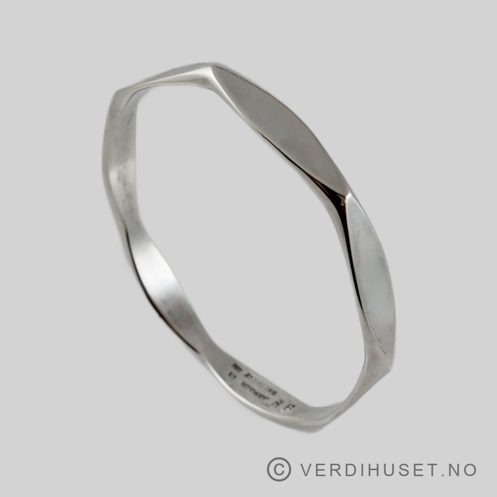 Armring i sølv - Ragnar Hansen/Plus