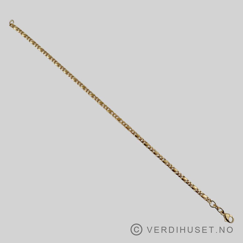 Armbånd i 14 K gull