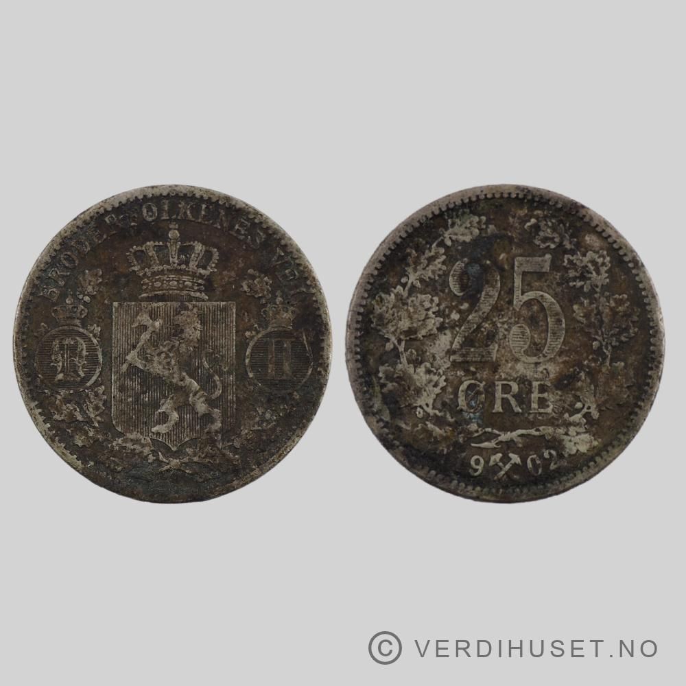 25 øre 1902 Kv 1