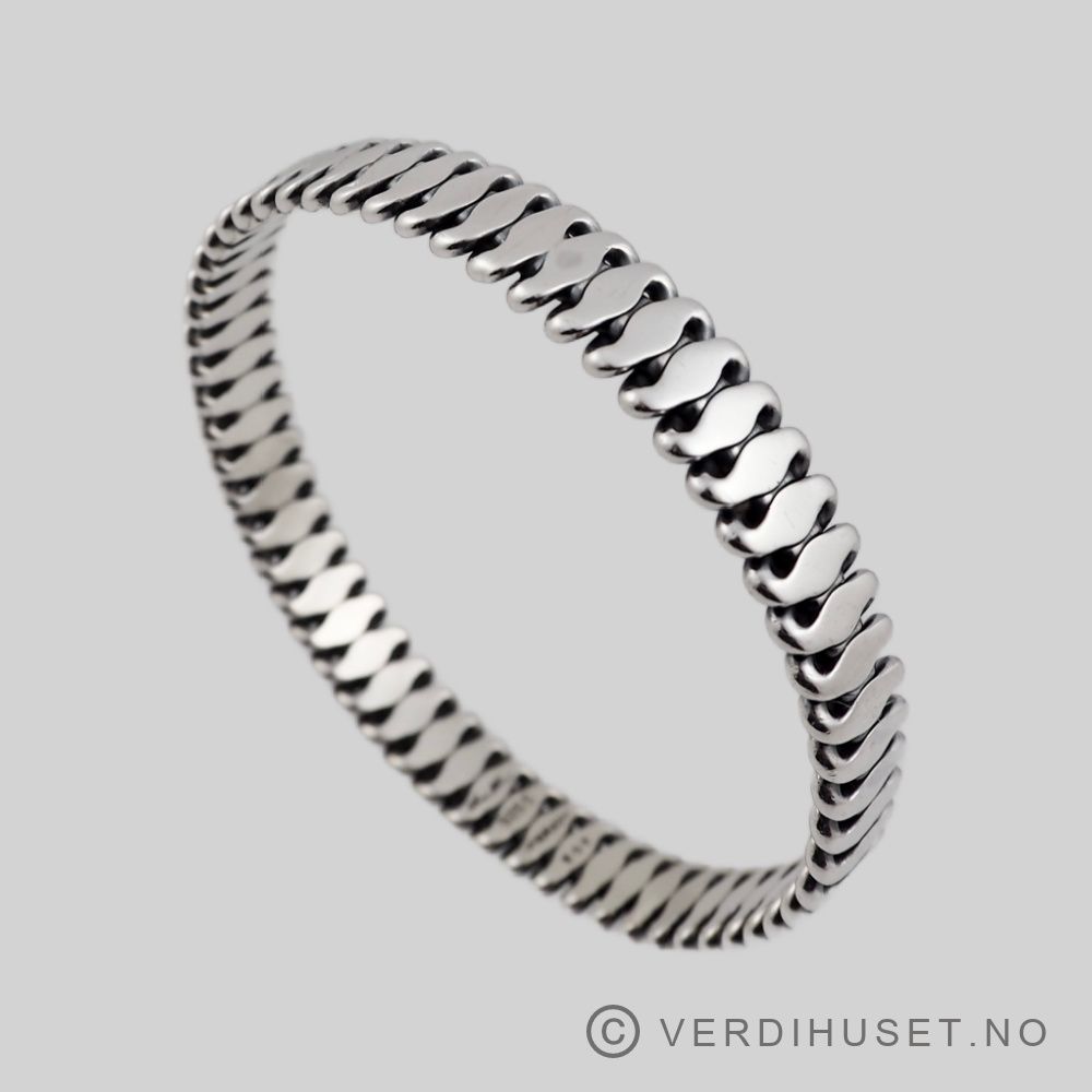 Armring i sølv - Hans Hansen, DK