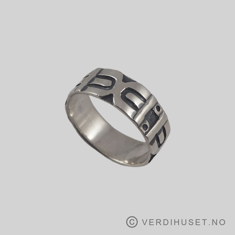 Herre-ring i sølv