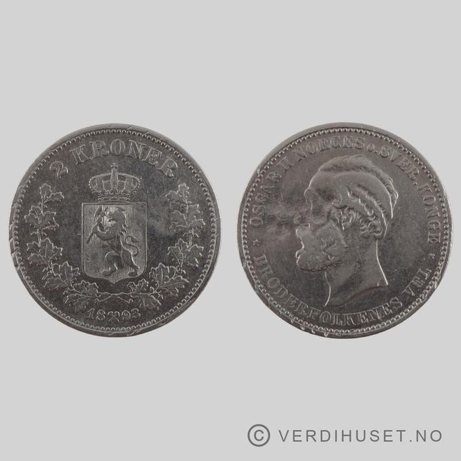 Hovedbilde 2 Kr 1893 Kv 1-