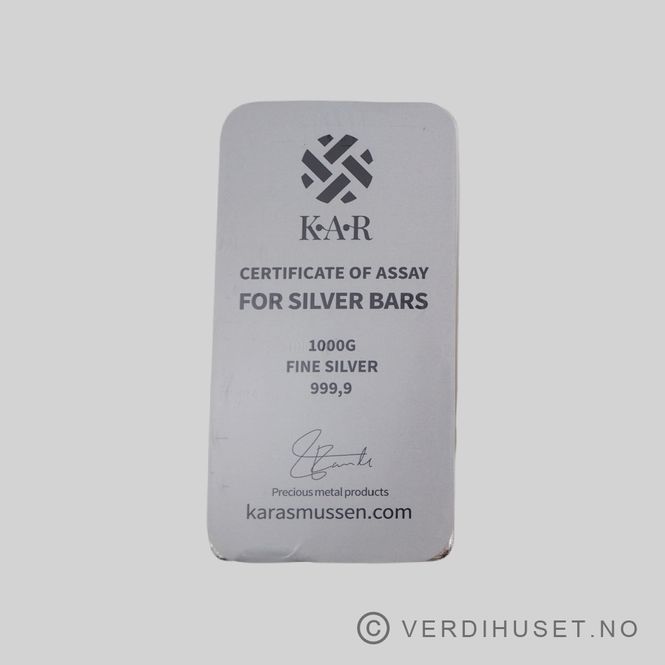 Hovedbilde Sølvbarre - 1000 gram 