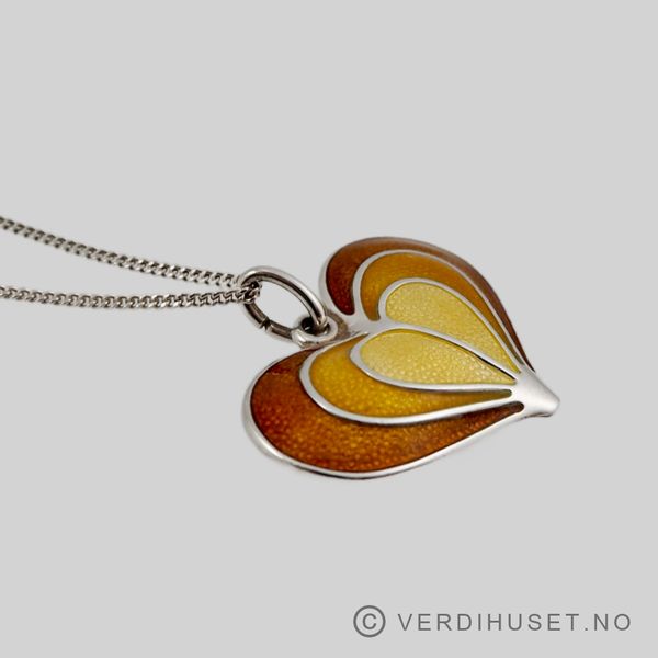 Hovedbilde Anheng i sølv med emalje - Toril Bjorg, D-A