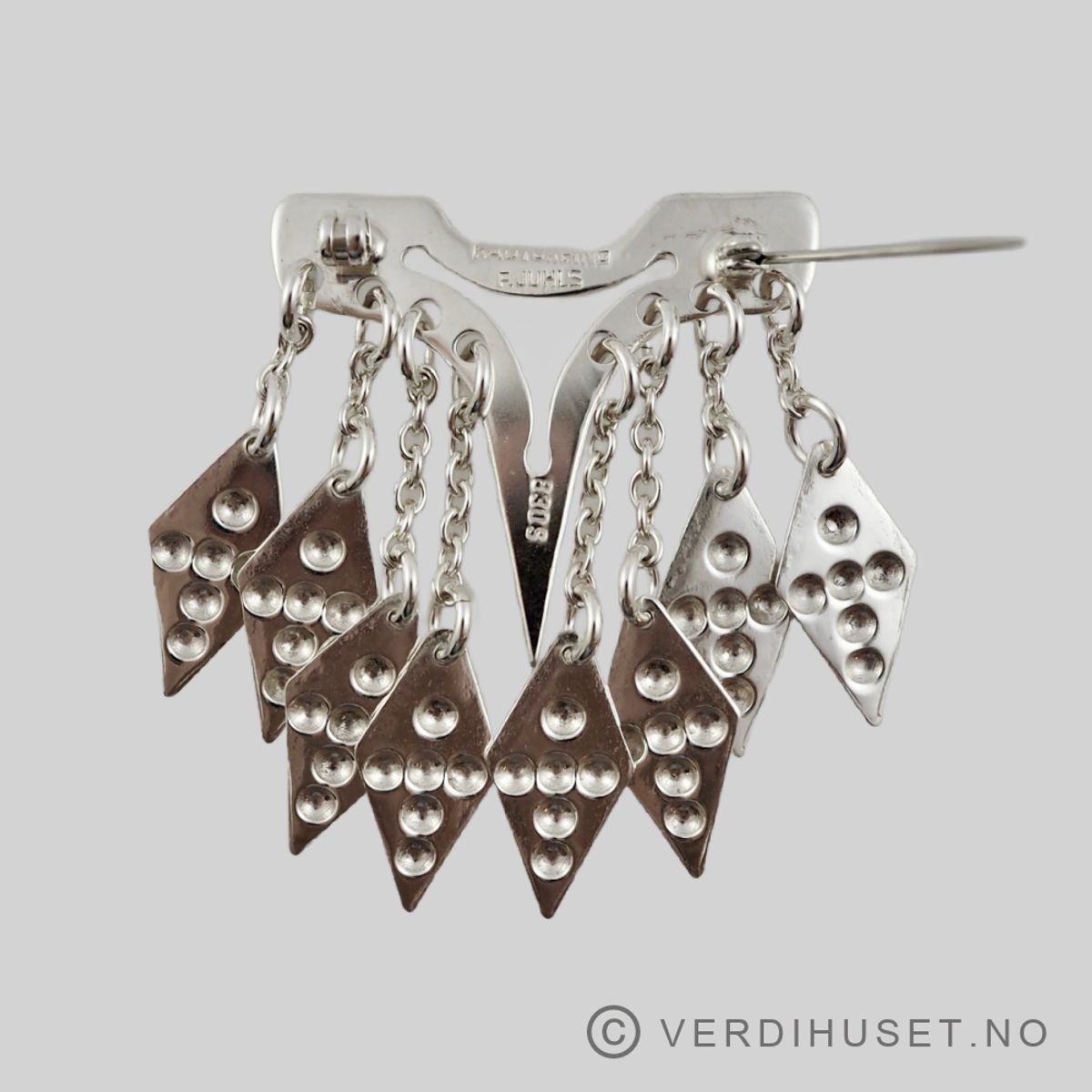 Brosje i sølv - Juhls, Kautokeino