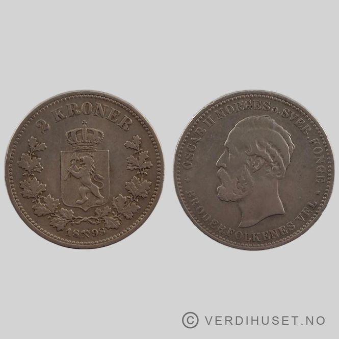 Hovedbilde 2 Kr 1898 Kv 1+