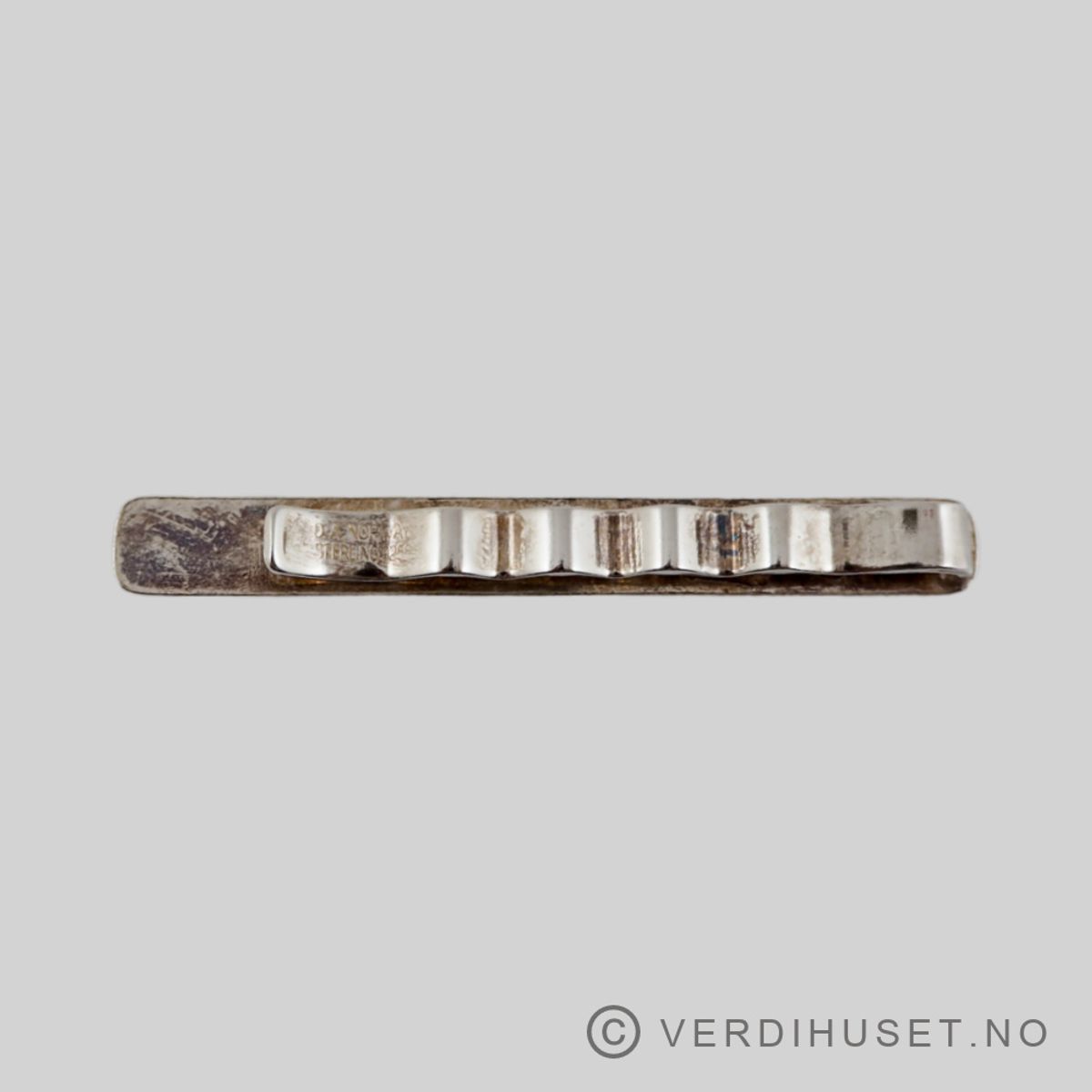 Slipsnål i oksidert sølv - D-A