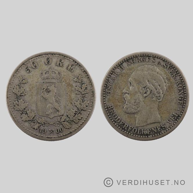 Hovedbilde 50 Øre 1900 Kv 1