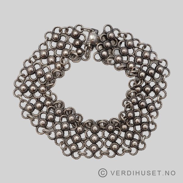 Hovedbilde Armbånd i oksidert sølv - Arne Nordlie