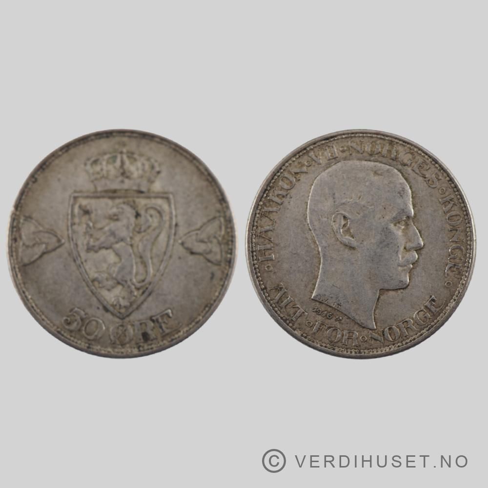50 Øre 1916 Kv 1+