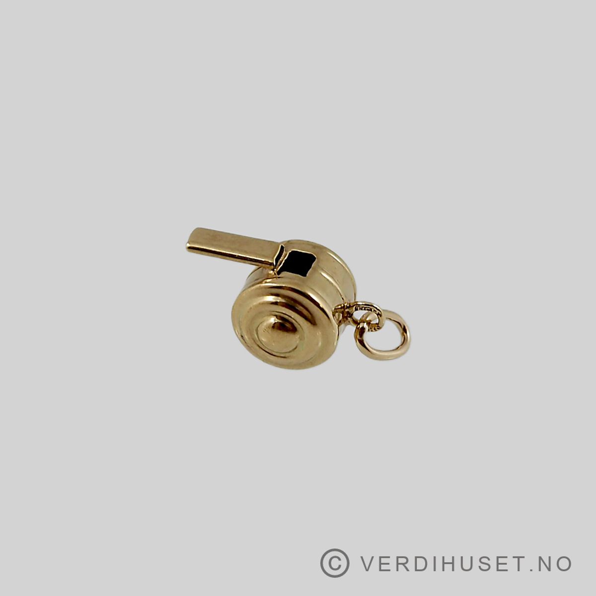 Charm i 14 K gull - Fløyte