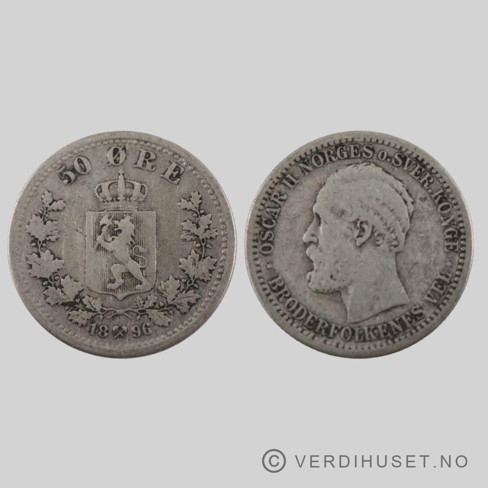 50 øre 1896 Kv 1-
