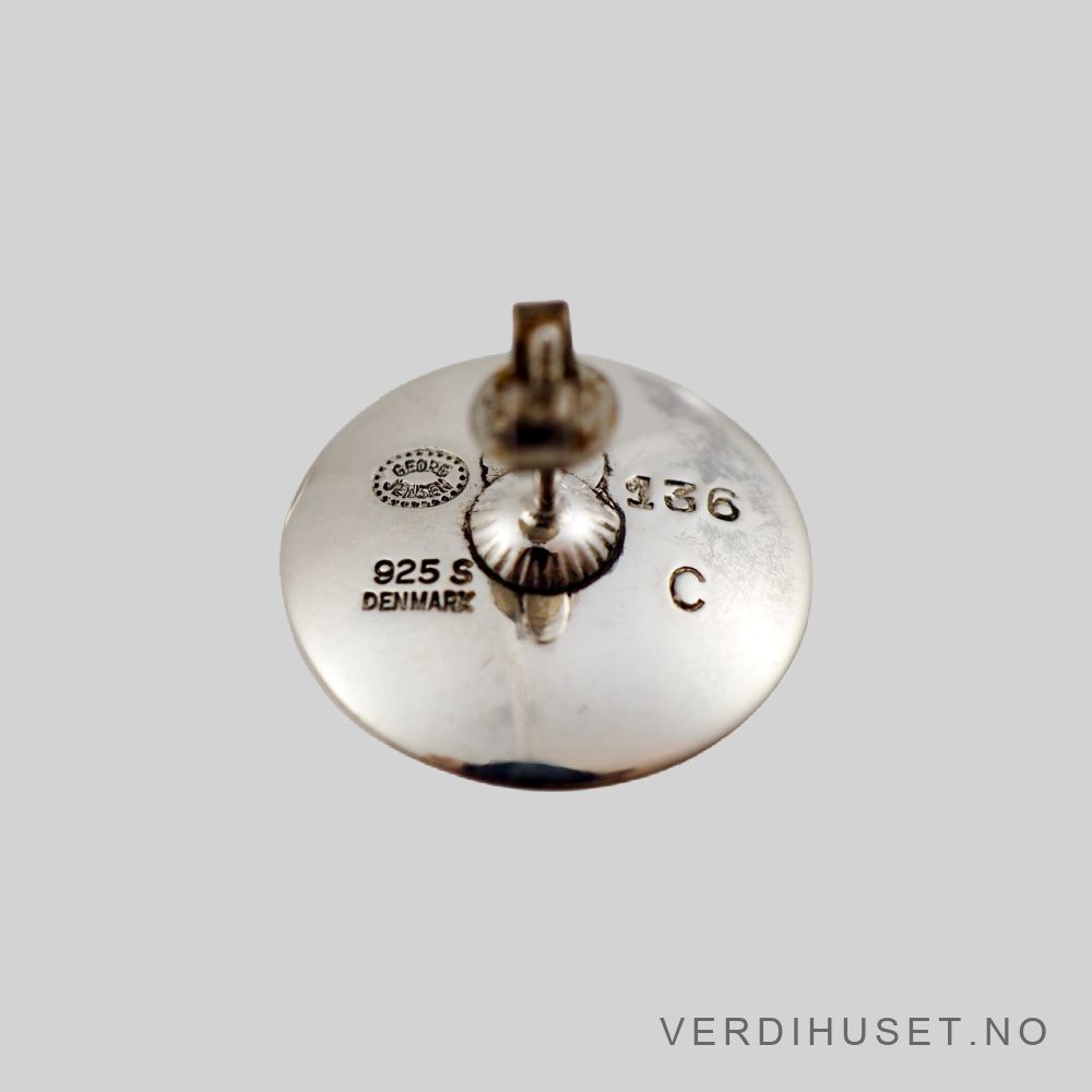 Ørepynt i sølv - Georg Jensen, DK