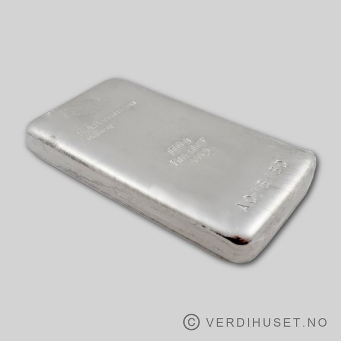 Hovedbilde Sølvbarre - 1000 gram 