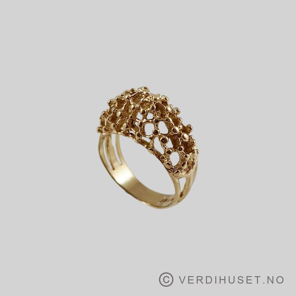 Ring i 14 K gull - Studio Else & Paul
