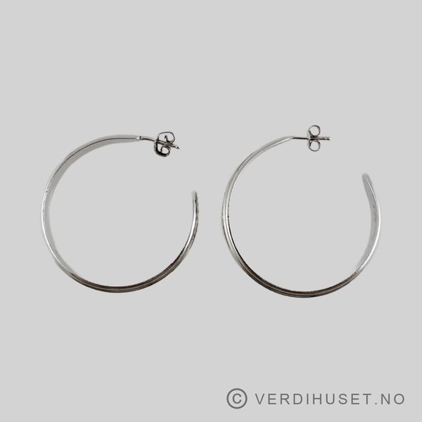 Hovedbilde Øreringer i sølv, 