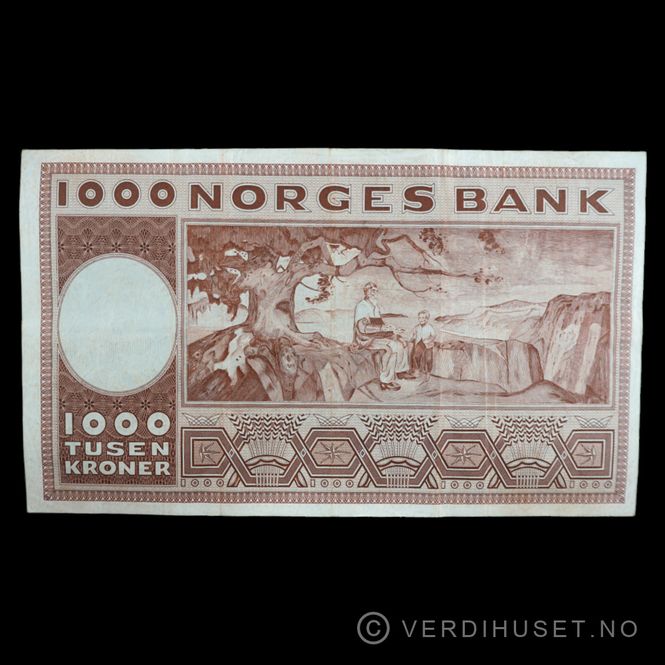 Hovedbilde 1000 Kr 1962 A Kv s1  (A.2017800)