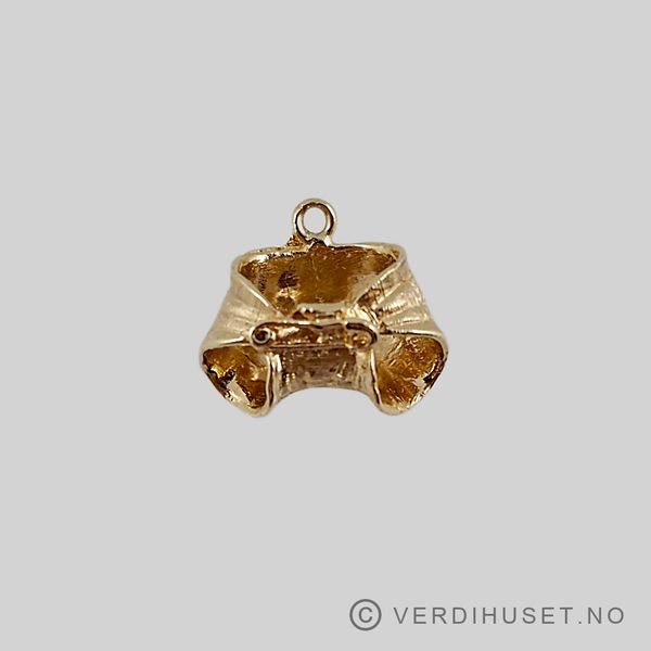 Hovedbilde Charm i 14 K gull - Tøybleie