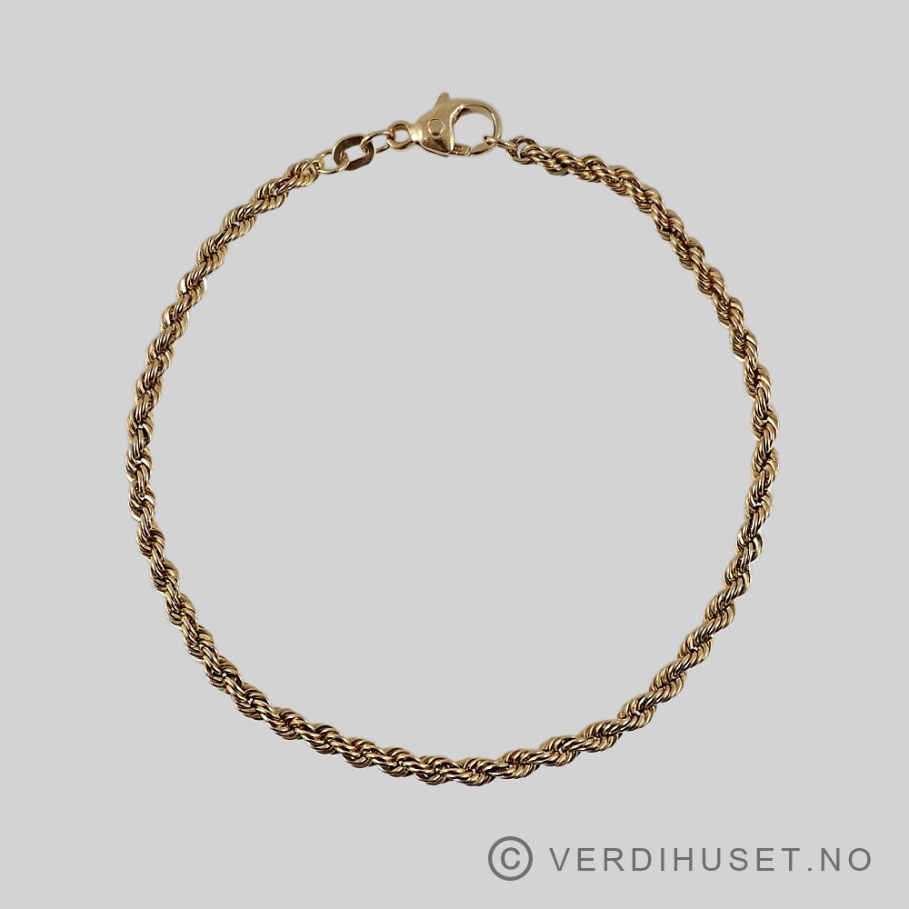 Armbånd i 14 K gull