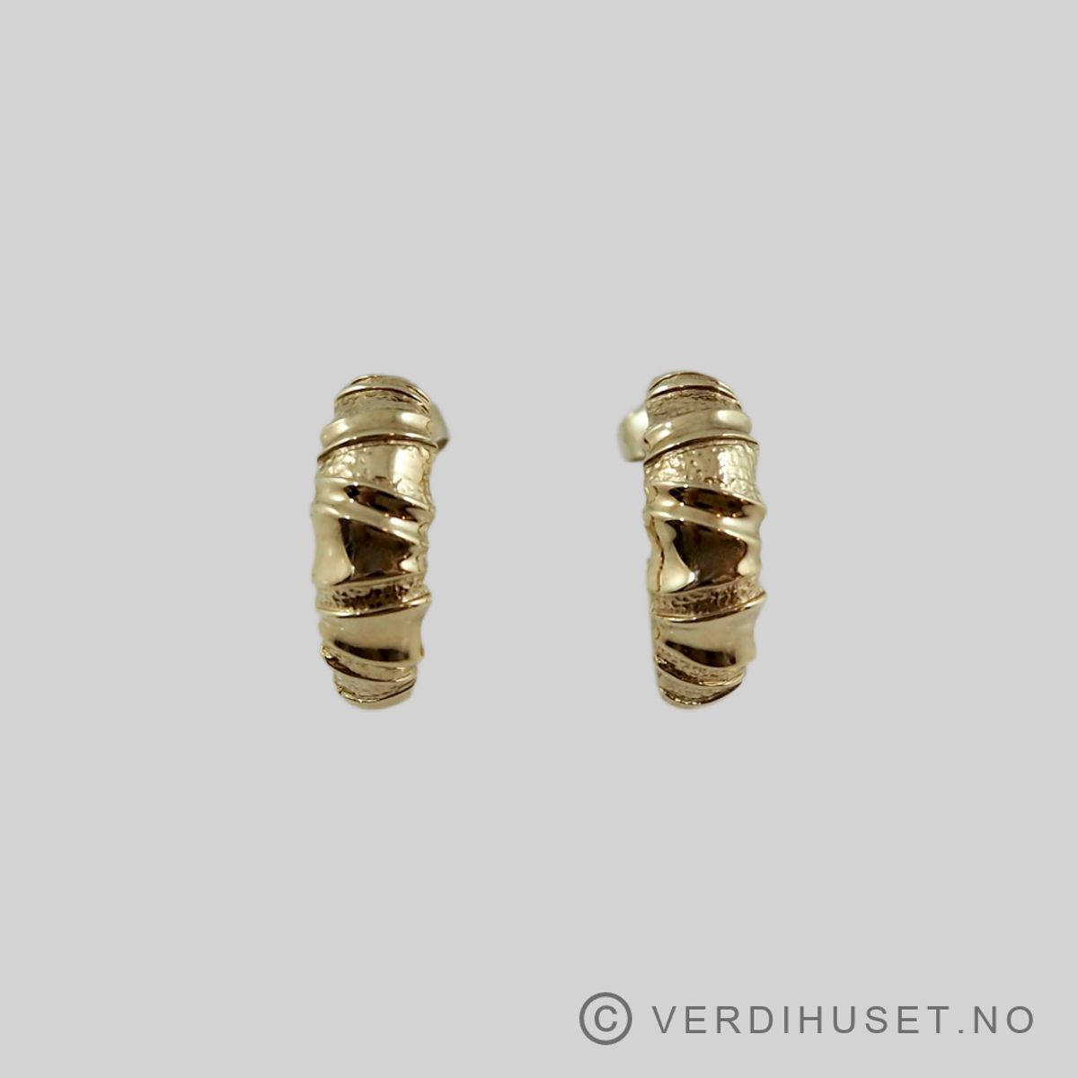 Øreringer i 14 K gull
