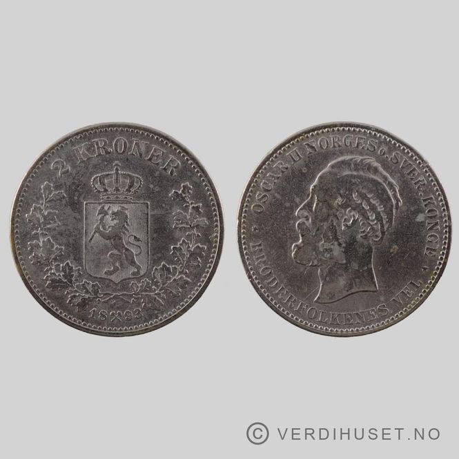 Hovedbilde 2 Kr 1893 Kv 1-