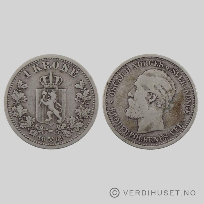 Hovedbilde 1 Kr 1889 Kv s1