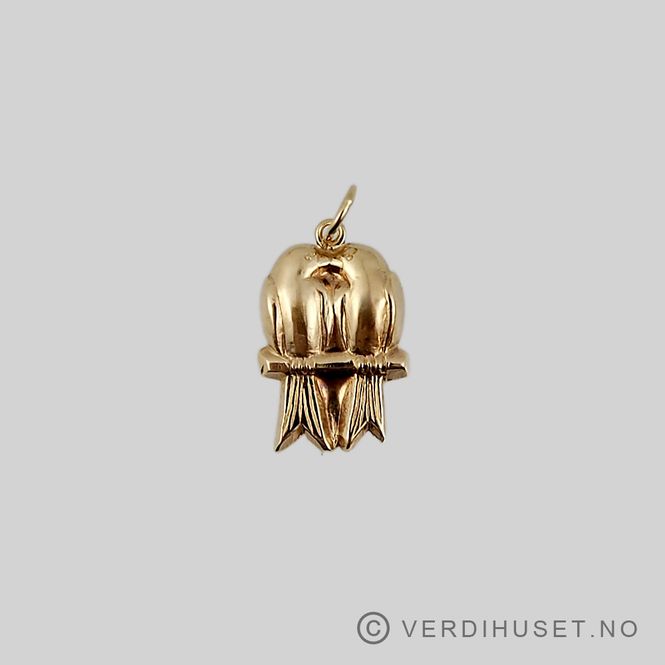 Hovedbilde Charm i 18 K gull - Turtelduer
